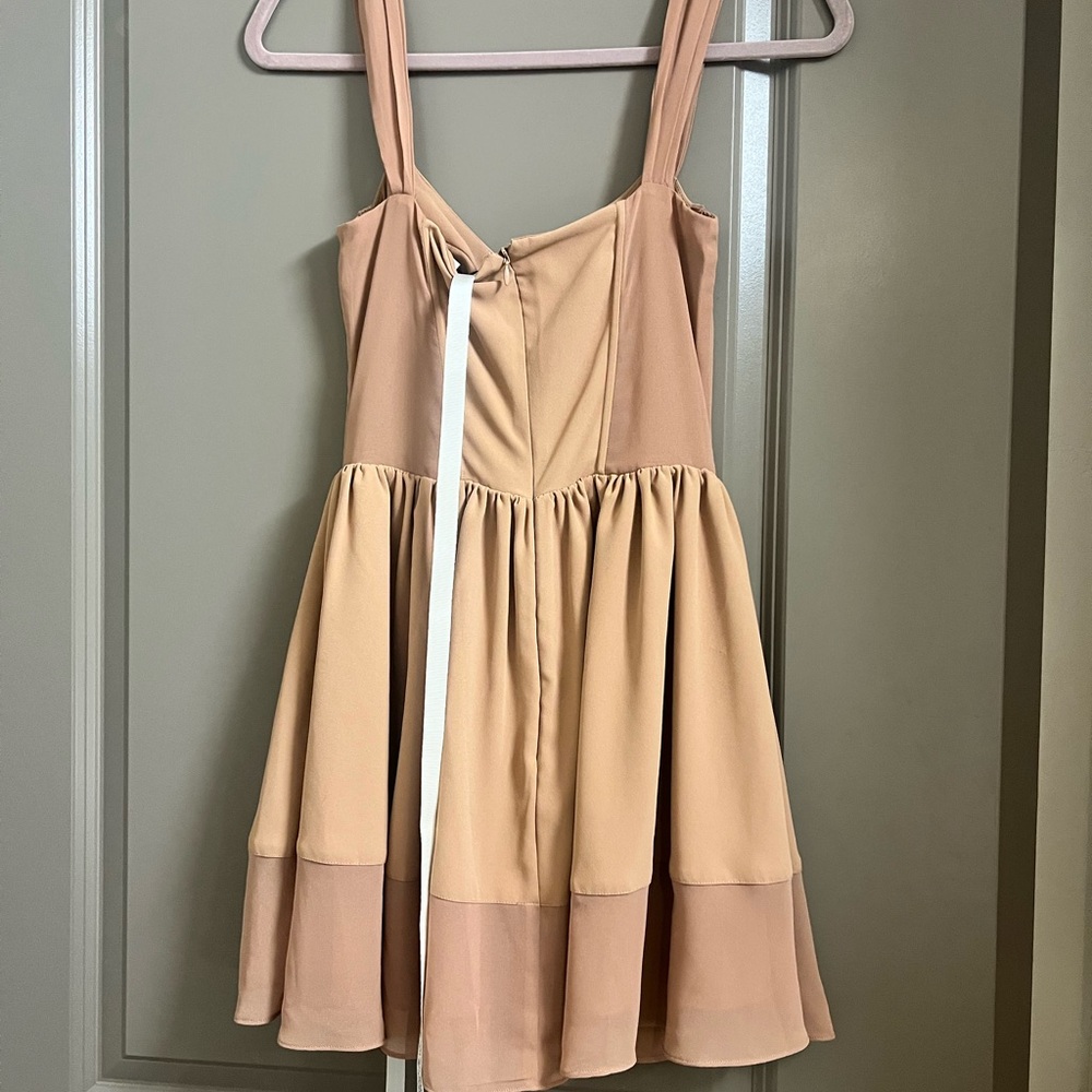 Mistress Rocks Cinnamon Lace Up Mini Dress Small - Picture 4 of 6